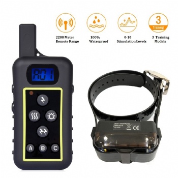 2000Meters Remote Control Dog Training Shock Collar Hunting Pet Trainer Collars for Medium/Large Hound Dogs