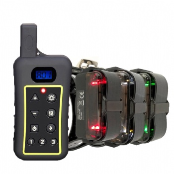 JANPET 1200Meters Remote Control Hunting Dog Training Collar ANTI-BARK Shock Collars for 1 or 2 or 3 Dogs with Led Flash Light