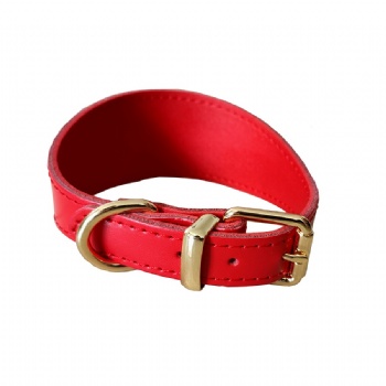 Cowhide Pet Dog Collar Durable Adjustable Necklace for Small/Medium Dogs Gree Greyhound Whippet