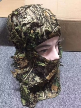 3D Leaf Camouflage Hunting Mask Tactical Headgear Camping Headgear