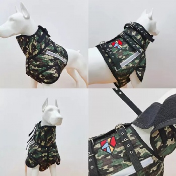 Wild Boar Dog Catch Vest Outside Pig Hunting Clothes Hog Cut Gear Vest With Collar Protection Scurity Dog Clothes Hunting Armor